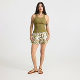Wind Worn Tank Top in Dusty Olive