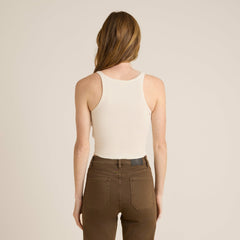 Wind Worn Tank Top - Off White