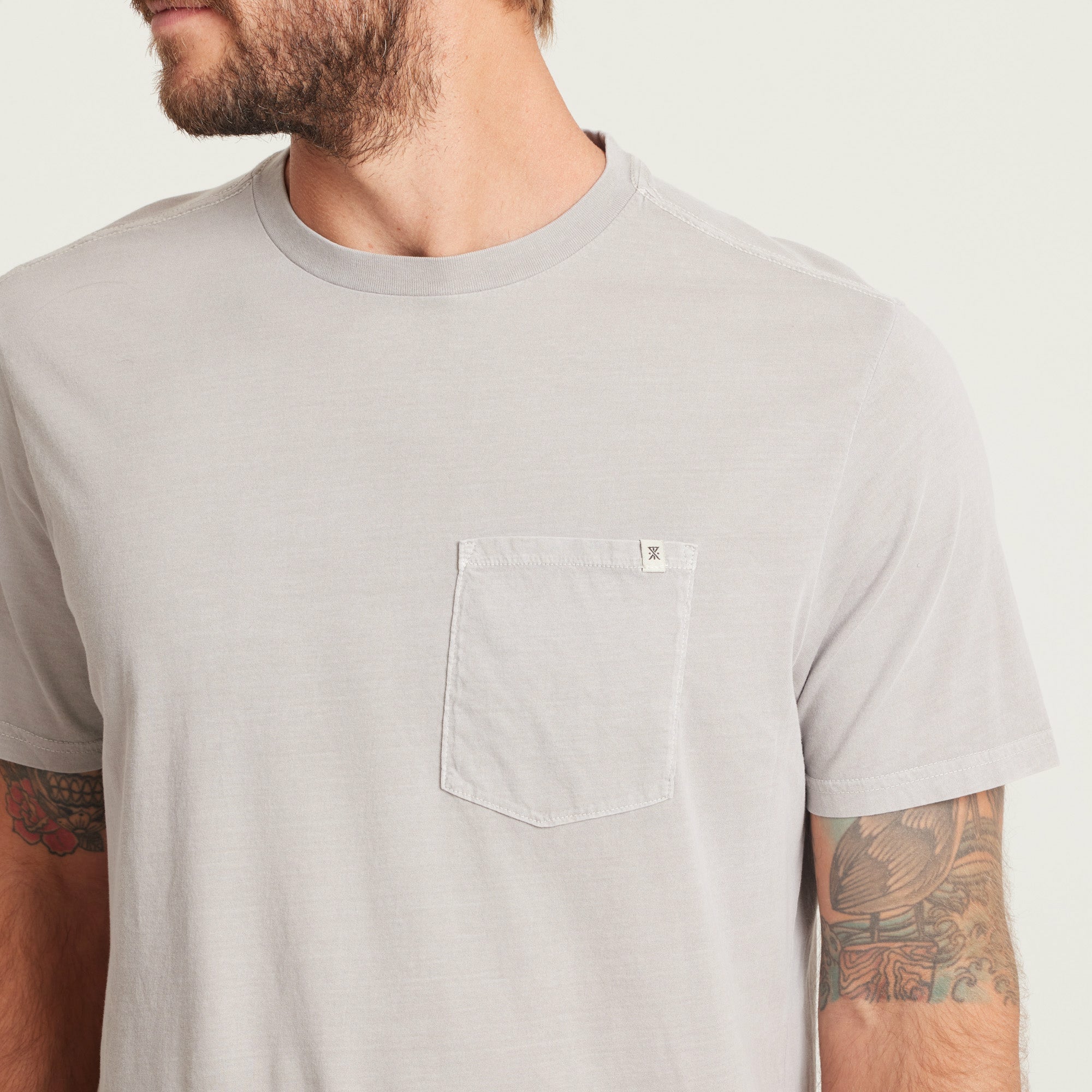 Made To Fade Short Sleeve Tee in Washed Grey