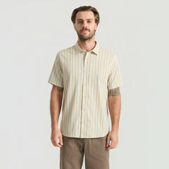Bless Up Breathable Stretch Shirt in Beige