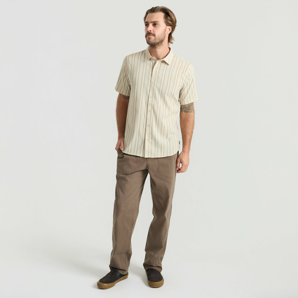 Bless Up Breathable Stretch Shirt in Beige