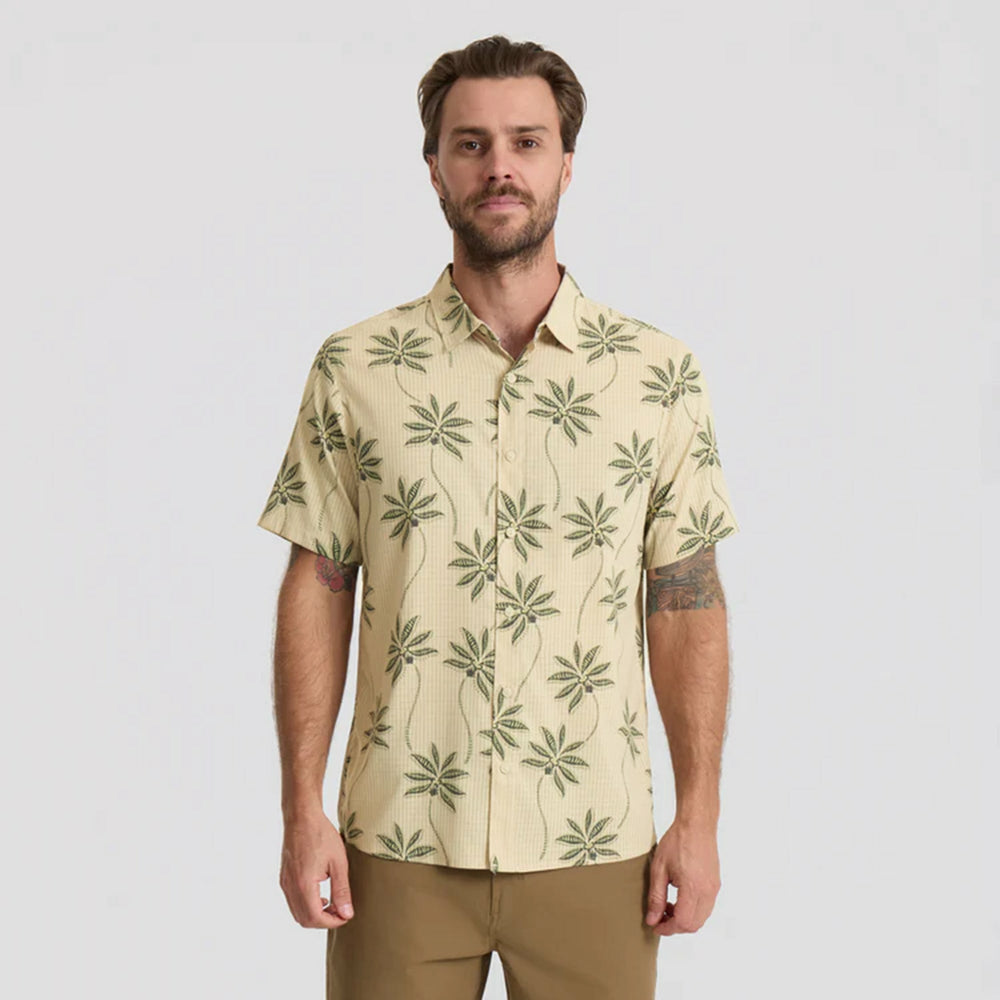 Bless Up Breathable Stretch Shirt in Fossil Print