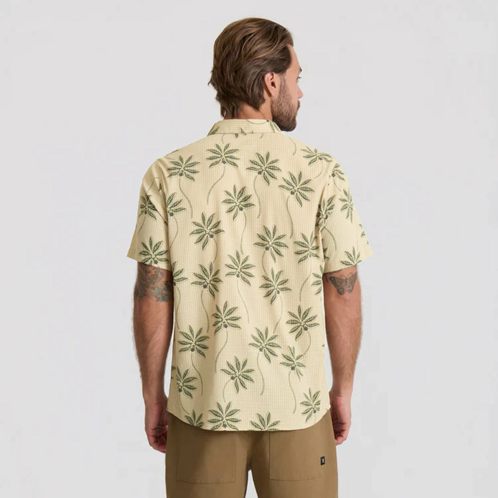 Bless Up Breathable Stretch Shirt in Fossil Print