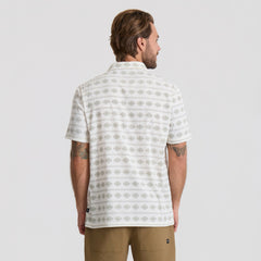 Bless Up Breathable Stretch Polo Shirt in Unbleached