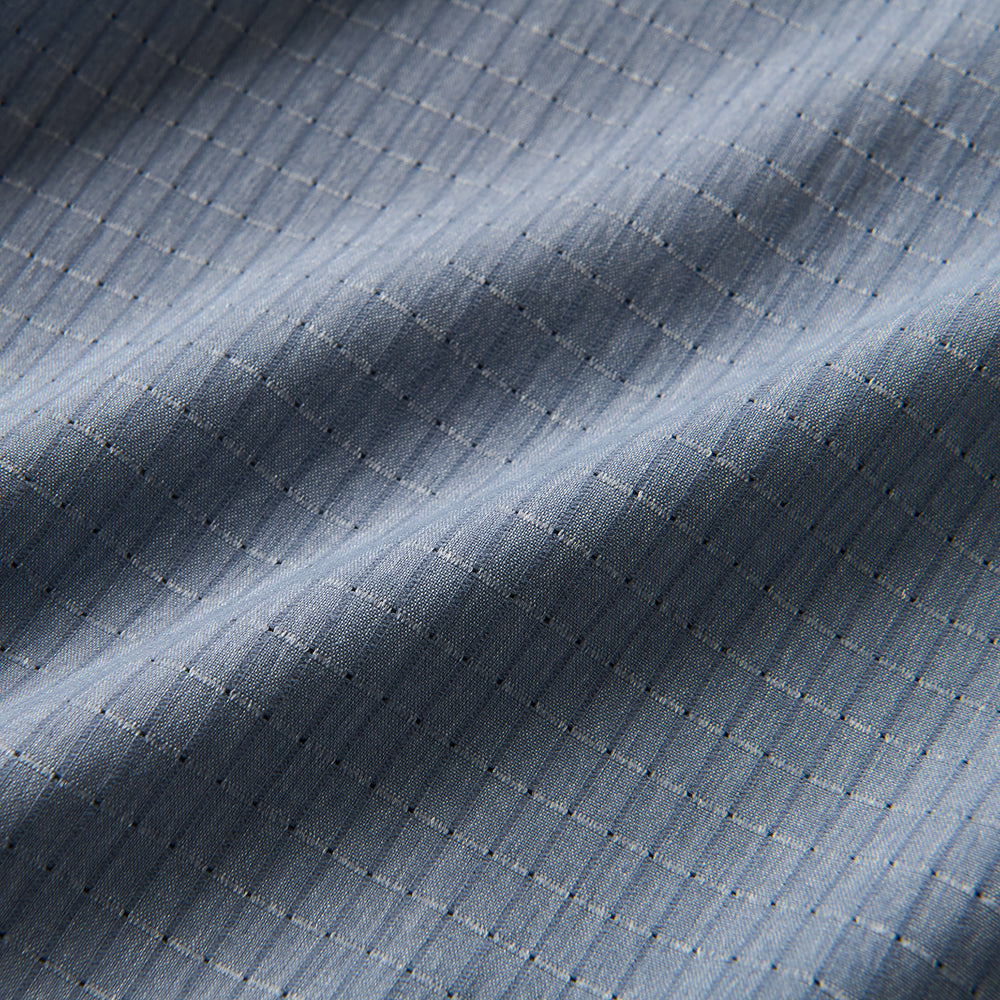 Bless Up Breathable Stretch Polo Shirt in Slate