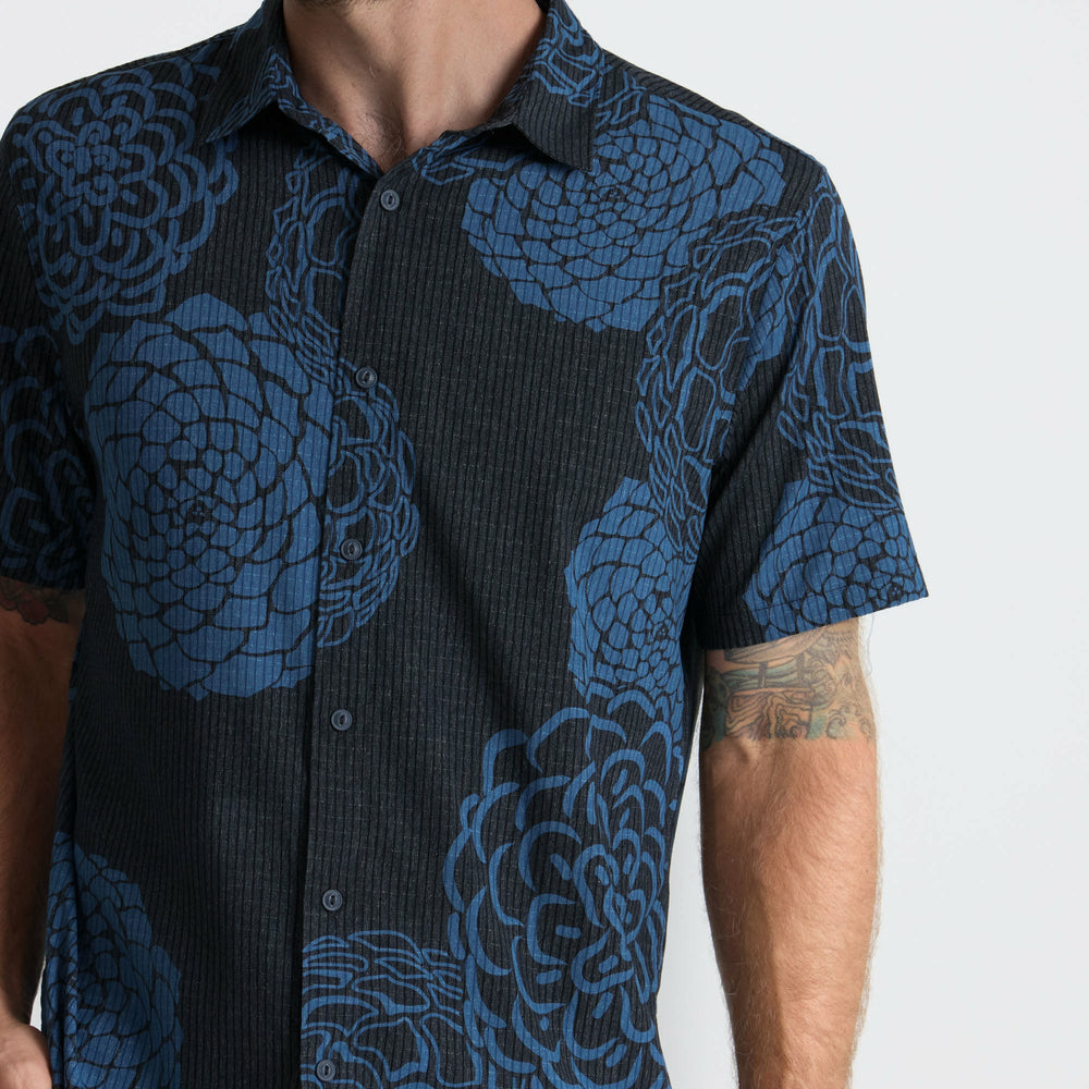 Bless Up Breathable Stretch Shirt in Dark Navy