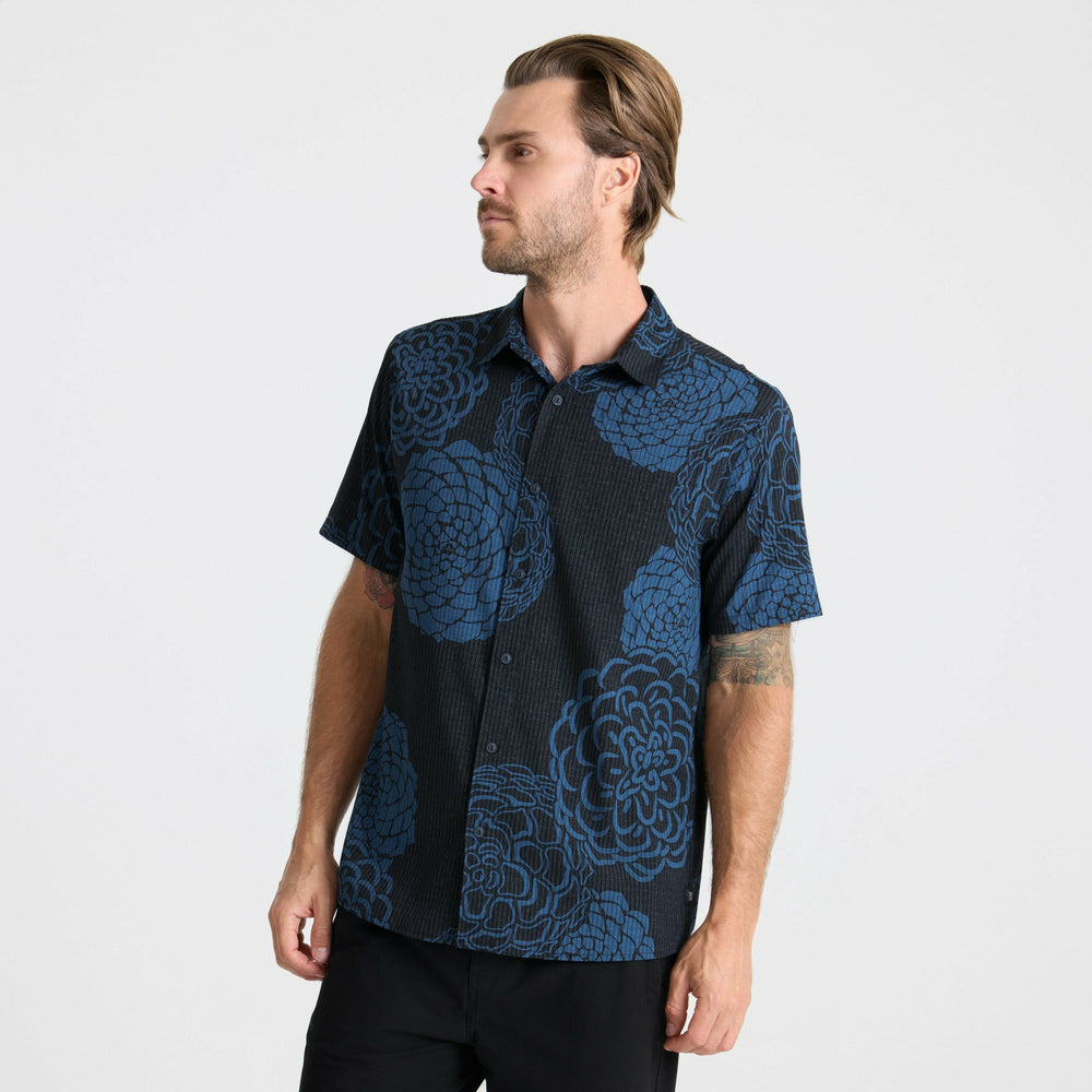 Bless Up Breathable Stretch Shirt in Dark Navy