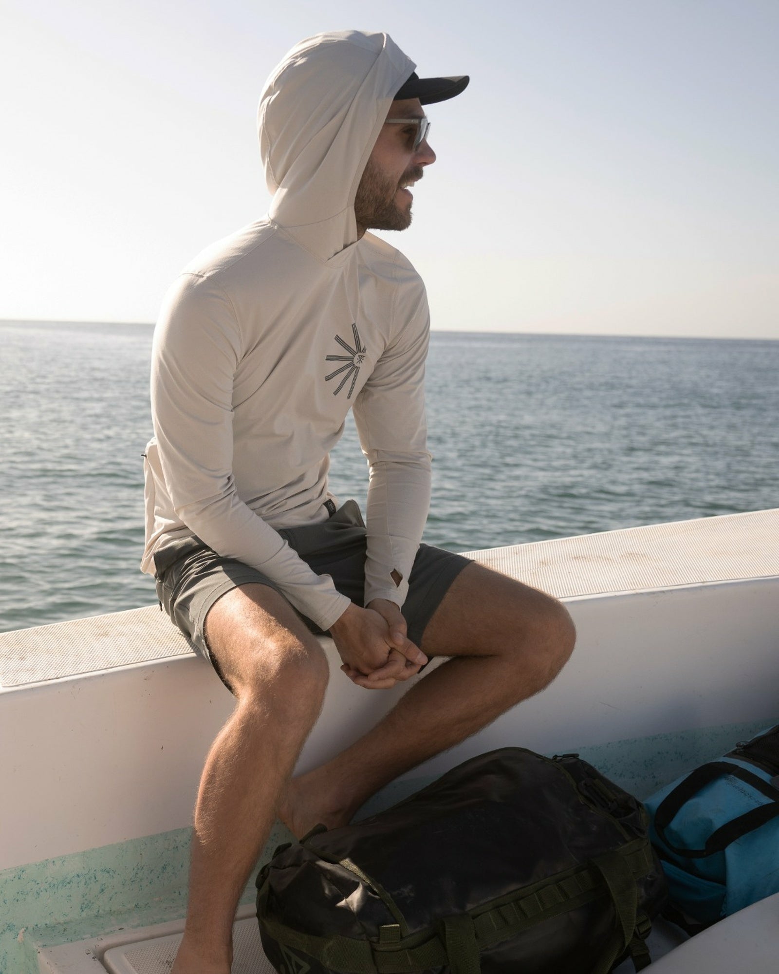 Venture UPF Hoodie in Off White