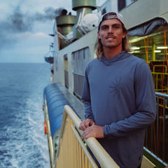 Venture UPF Hoodie in Neptune
