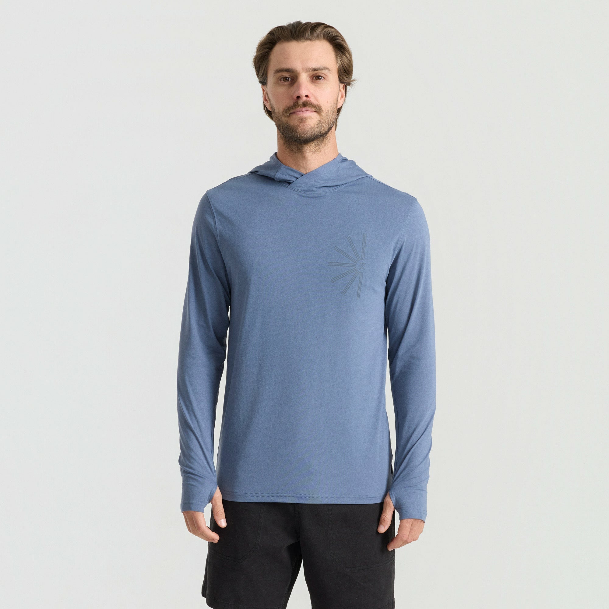 Venture UPF Hoodie in Neptune