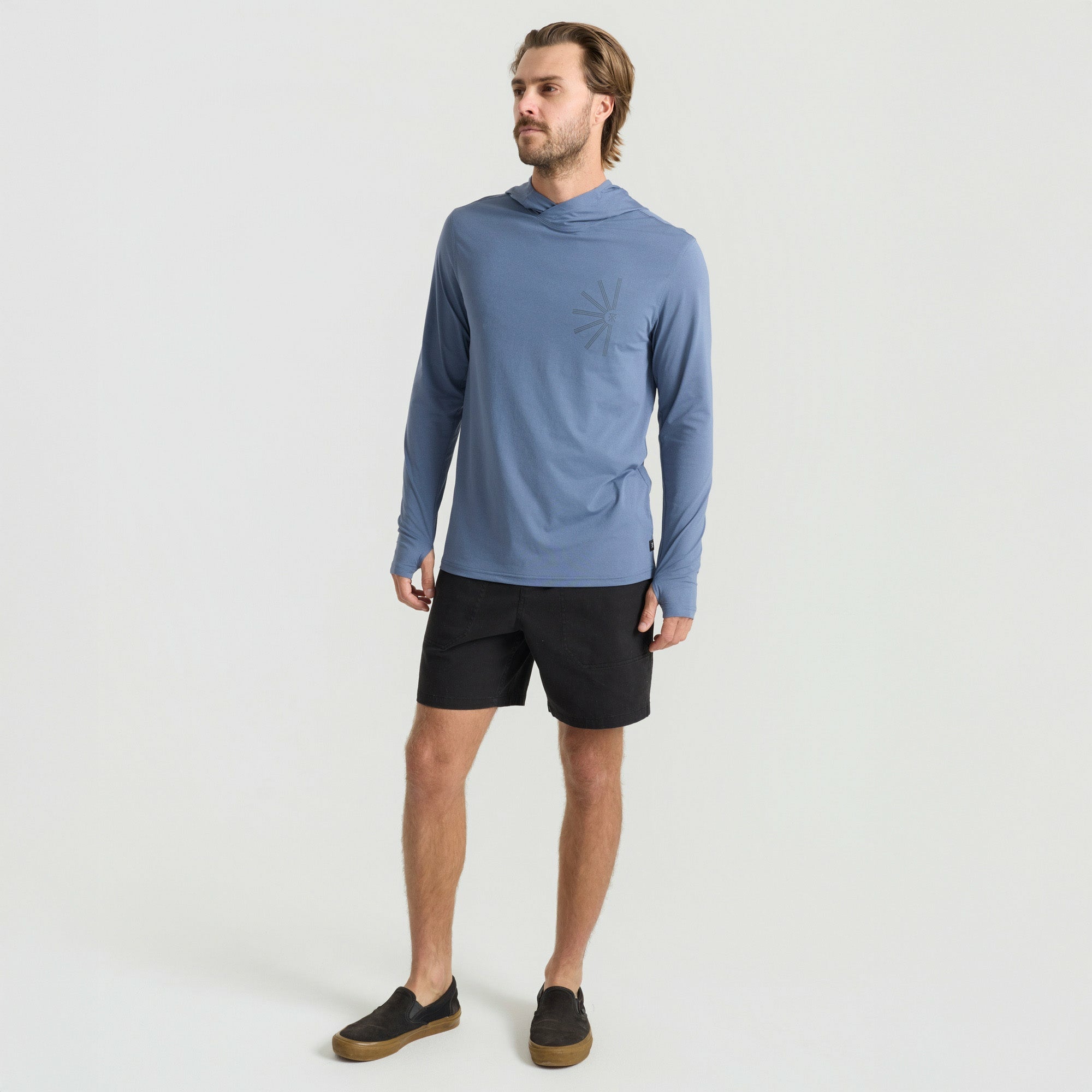 Venture UPF Hoodie in Neptune