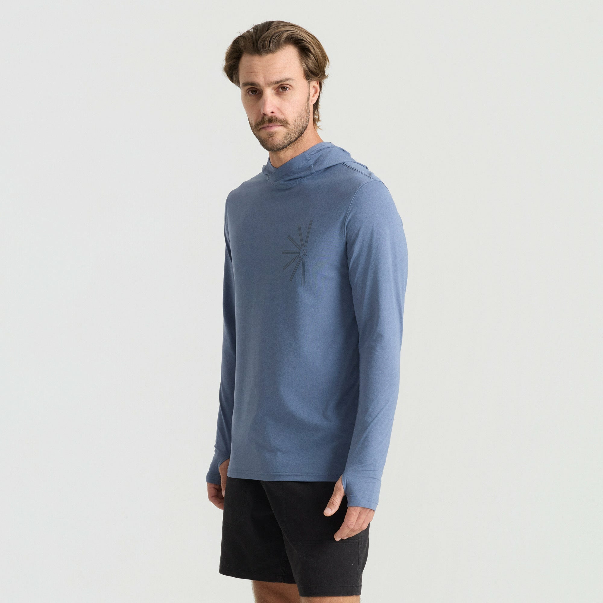 Venture UPF Hoodie in Neptune