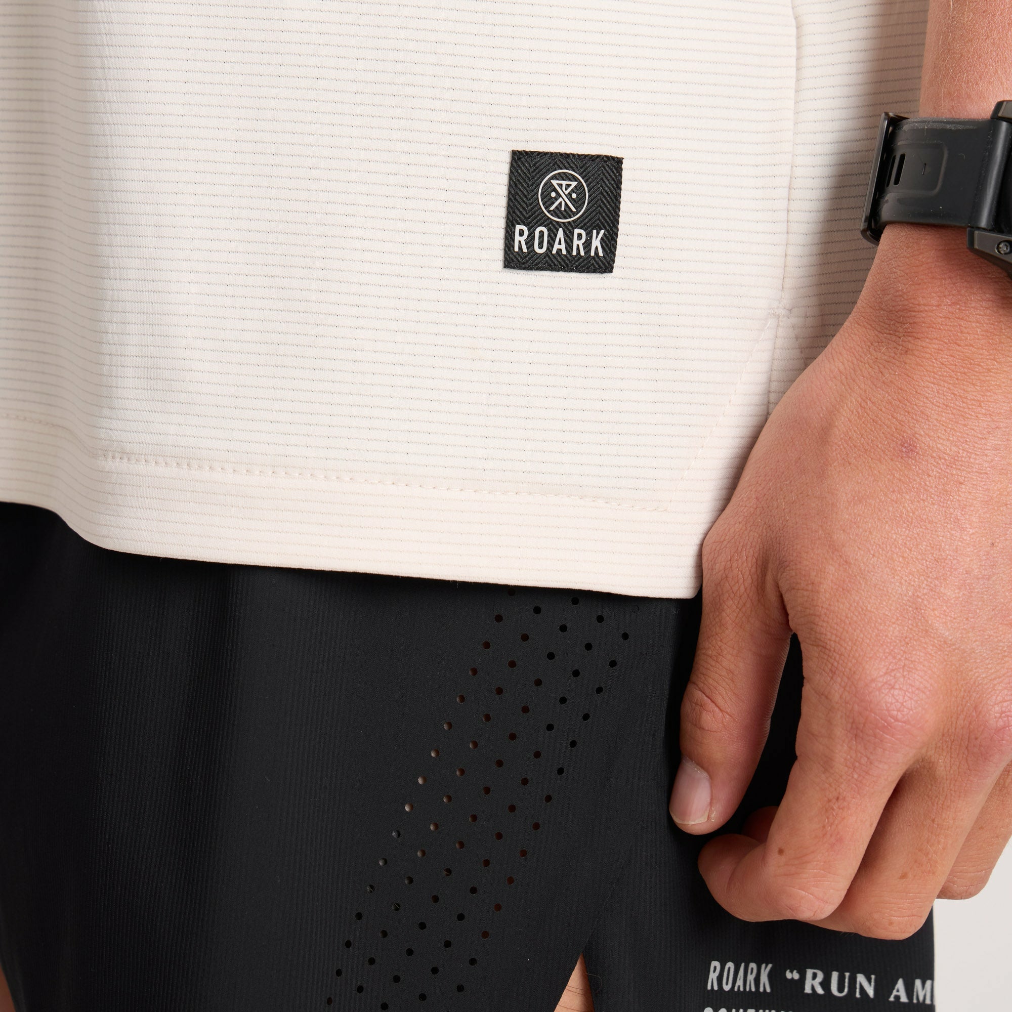 Alta Elite Trail Short Sleeve Tee in Moonstone