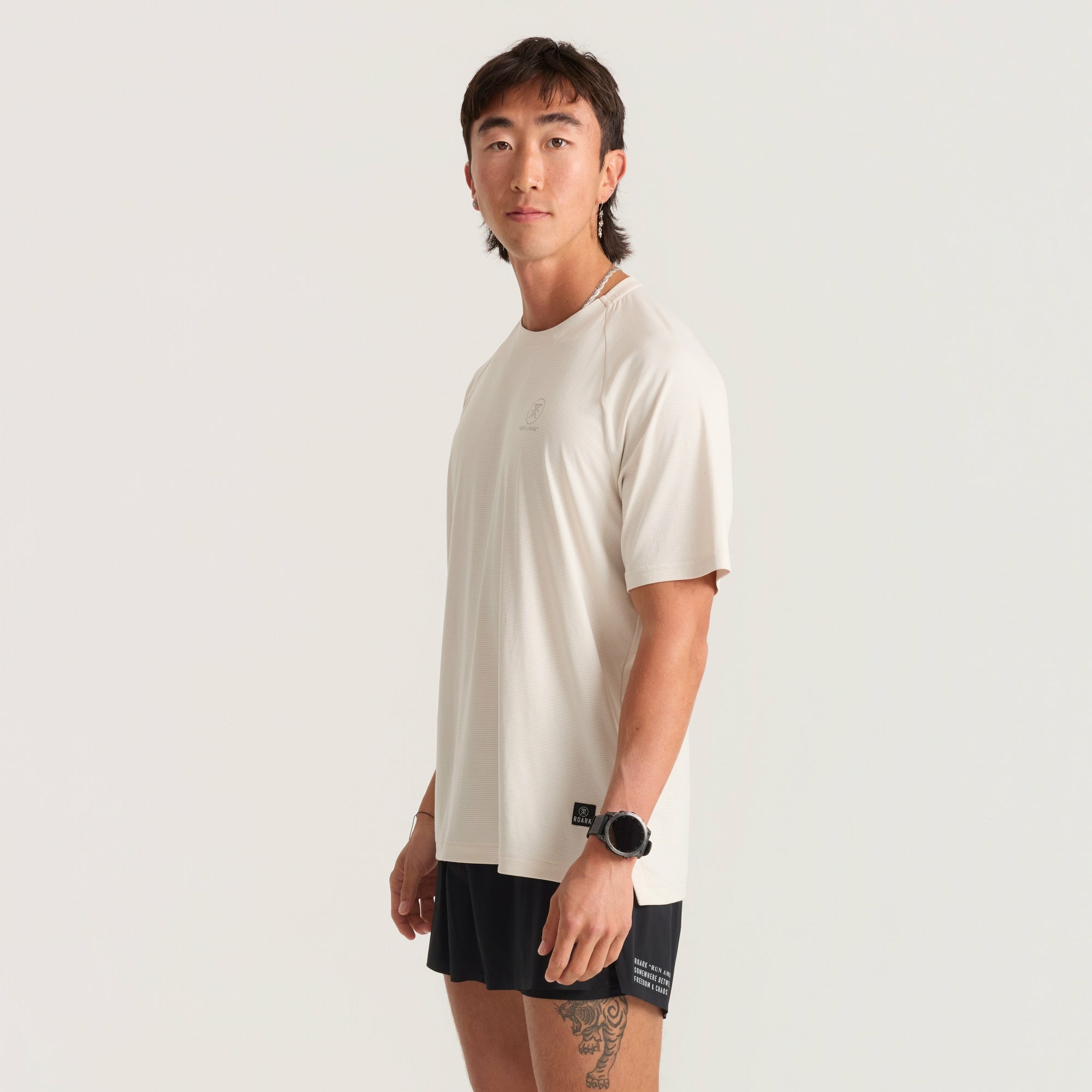Alta Elite Trail Short Sleeve Tee in Moonstone