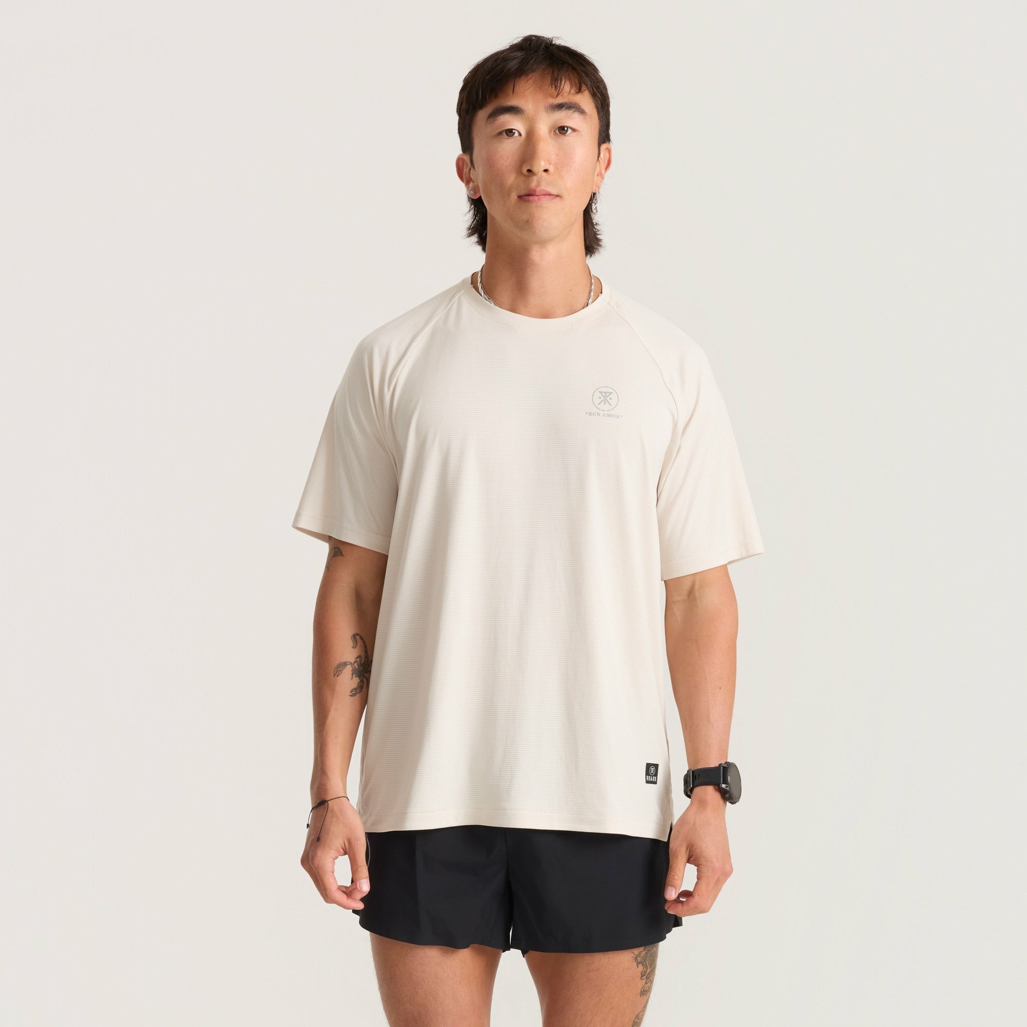 Alta Elite Trail Short Sleeve Tee in Moonstone