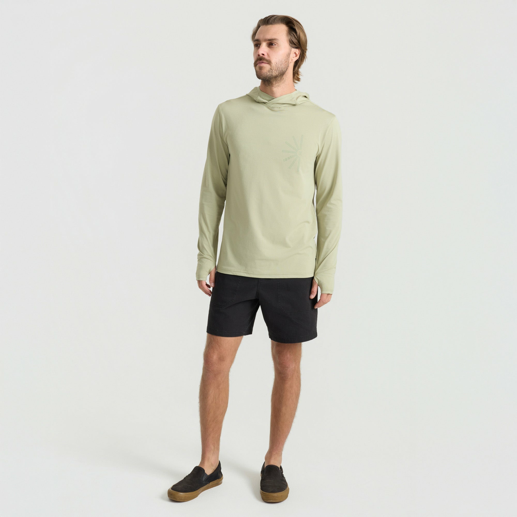 Venture UPF Hoodie in Sage