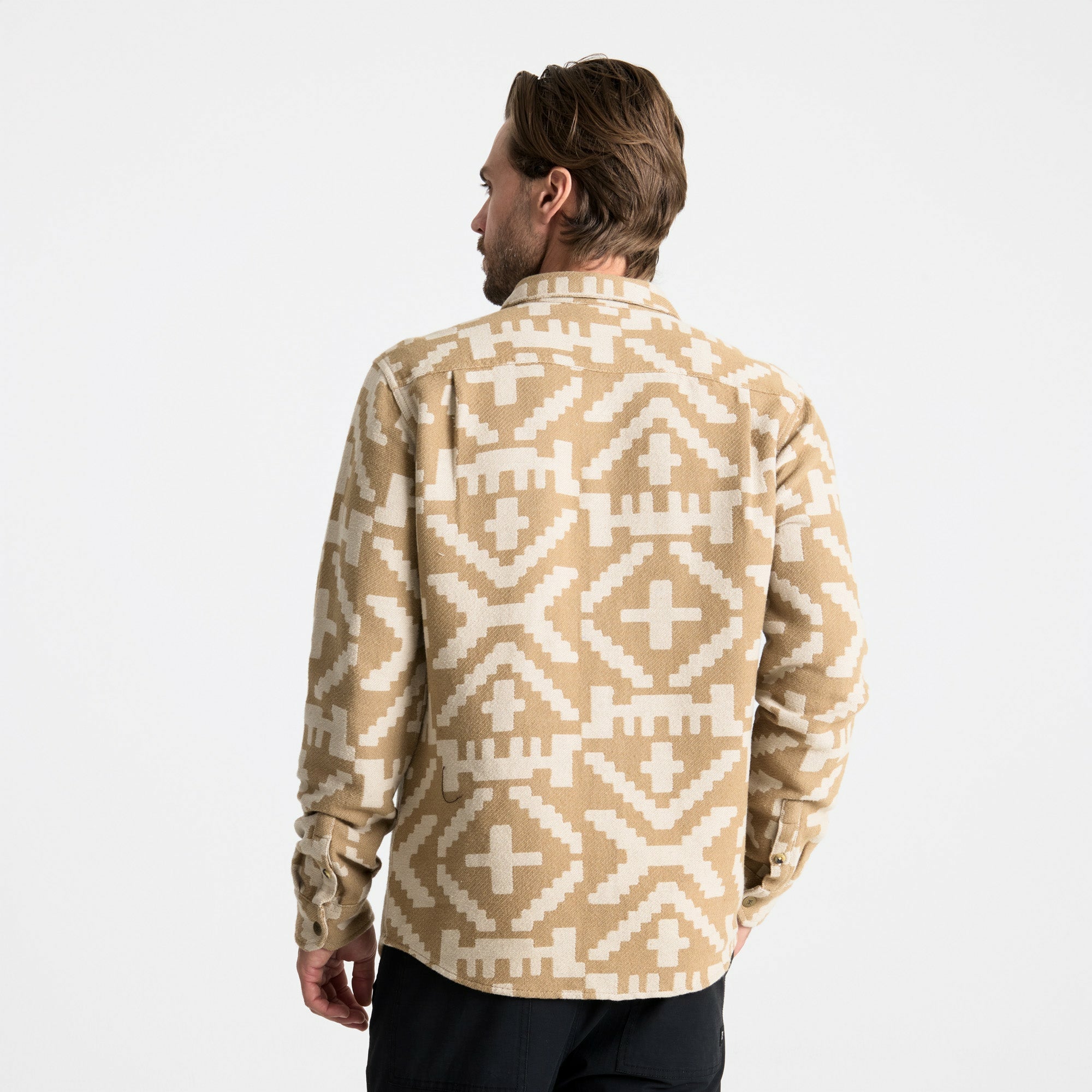 Nordsman Jacquard Flannel in Light Khaki