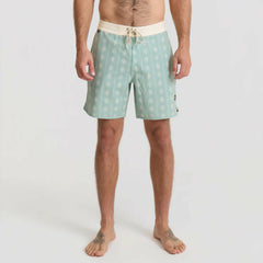 Chiller Scallop Boardshorts in Hazy Blue