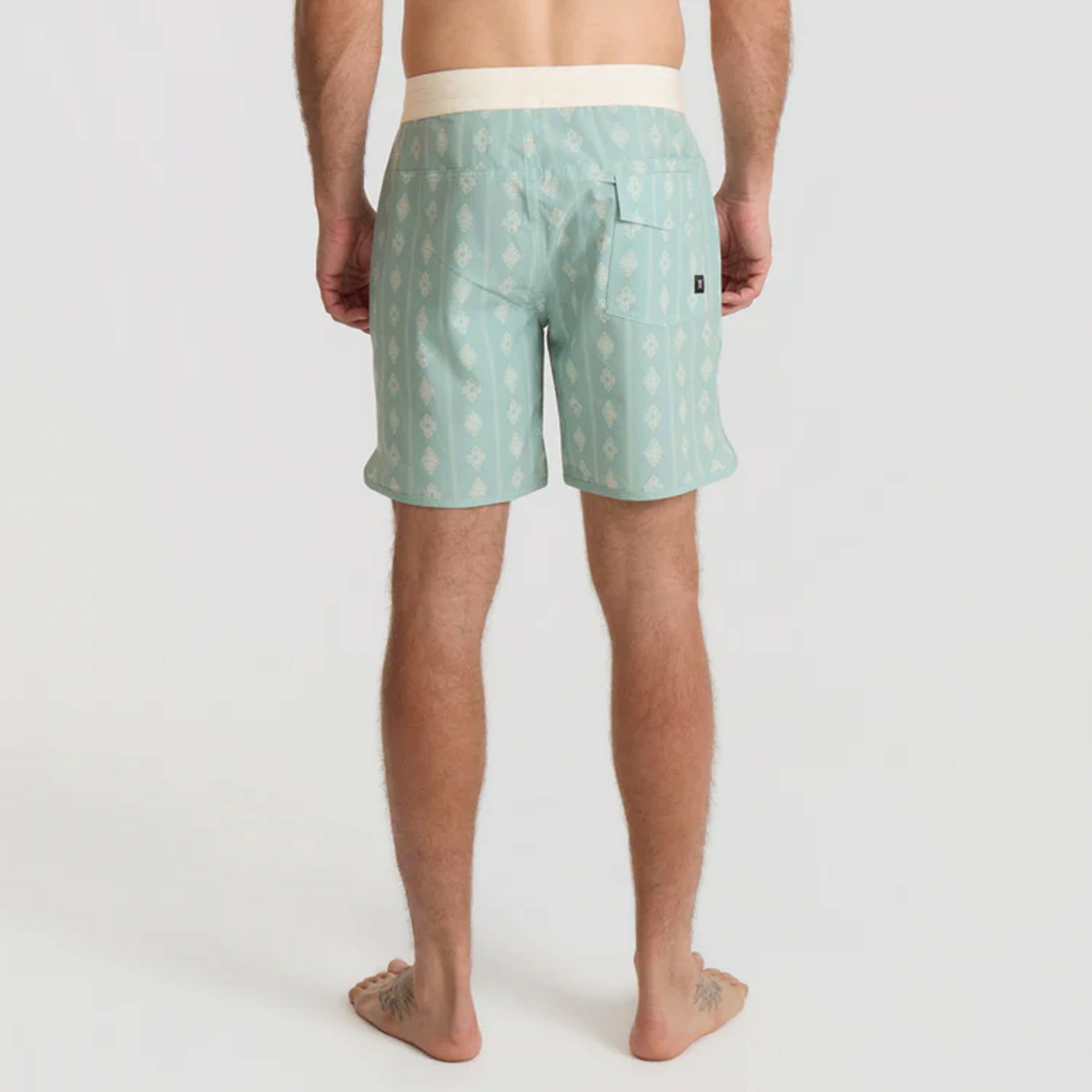 Chiller Scallop Boardshorts in Hazy Blue