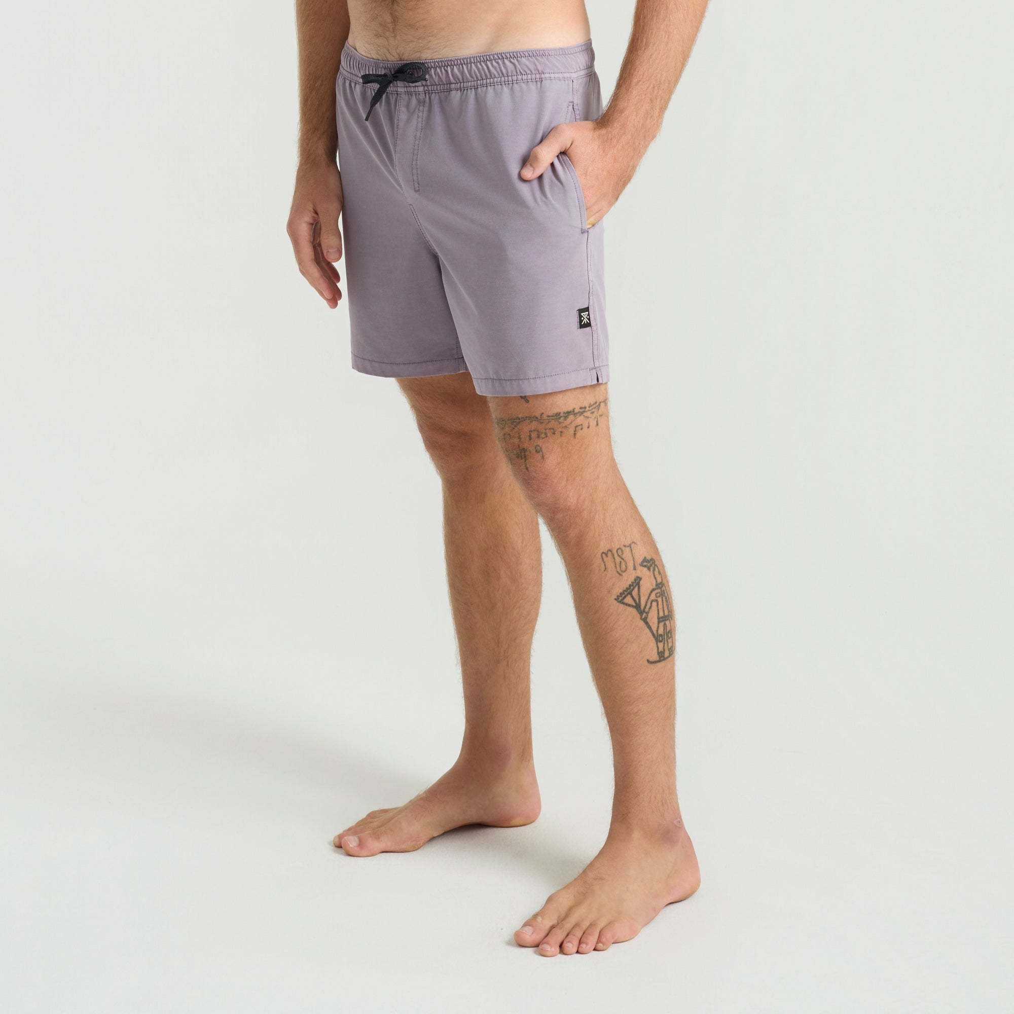 Shorey Boardshorts in Washed Dusty Lilac
