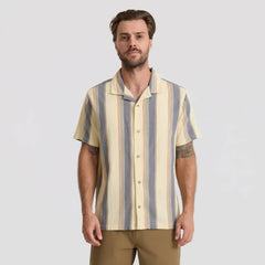 Gonzo Short Sleeve Button Up Shirt in Ivory