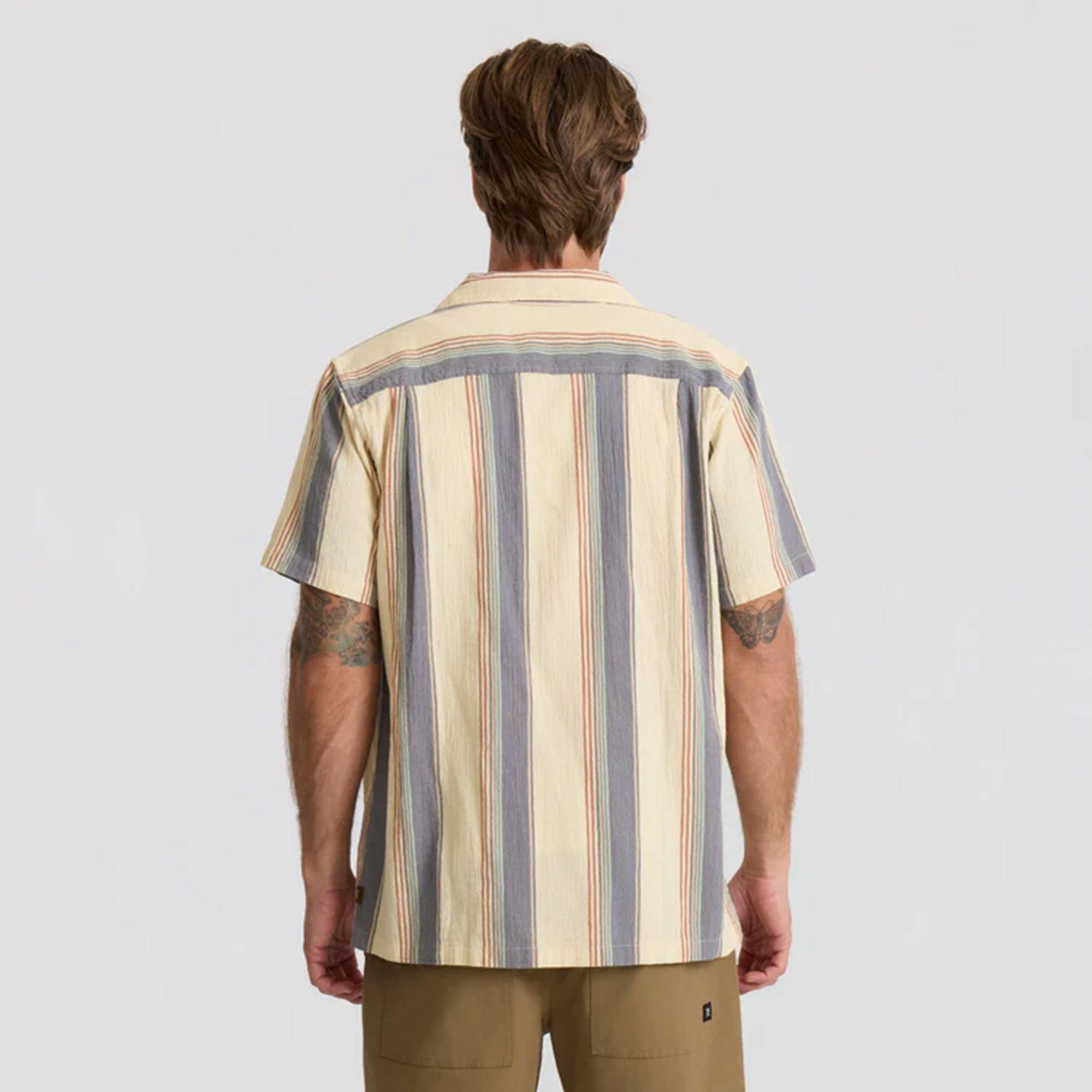 Gonzo Short Sleeve Button Up Shirt in Ivory