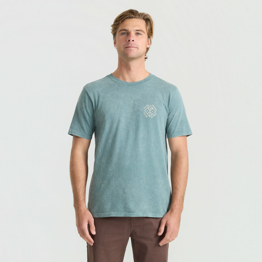 Ghostrider Premium Tee in Slate Green