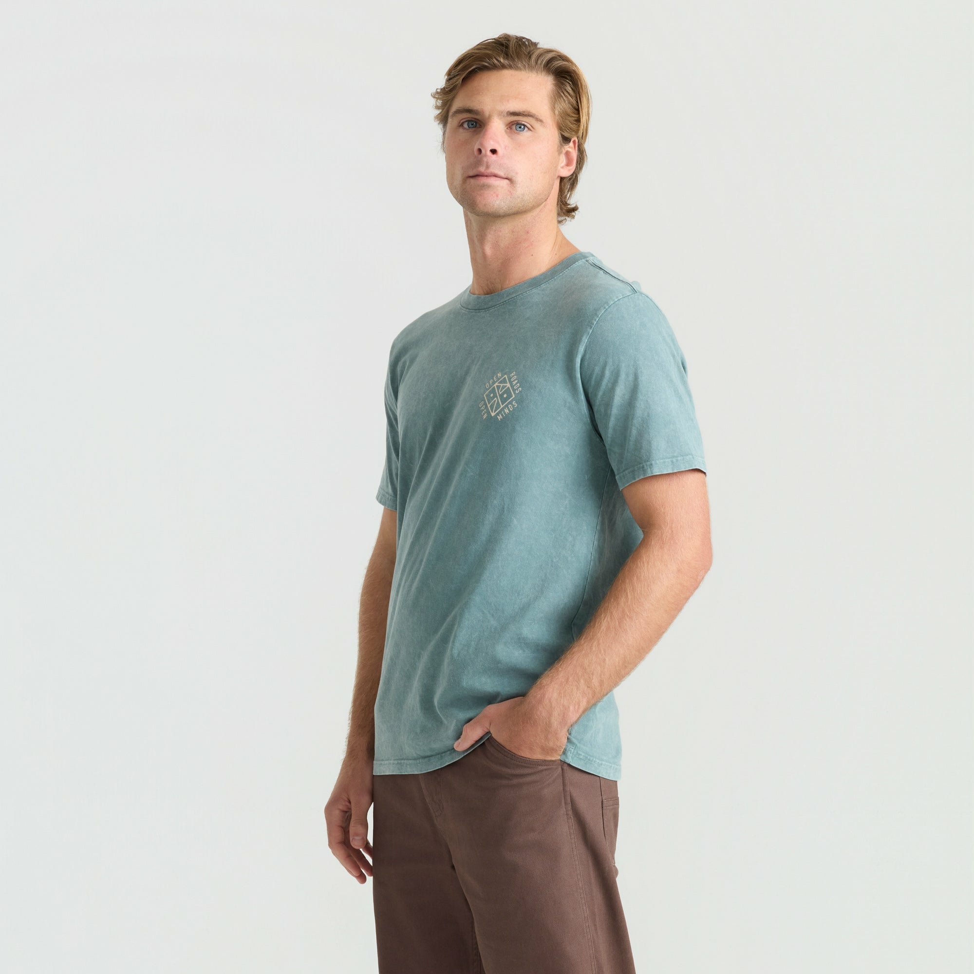 Ghostrider Premium Tee in Slate Green