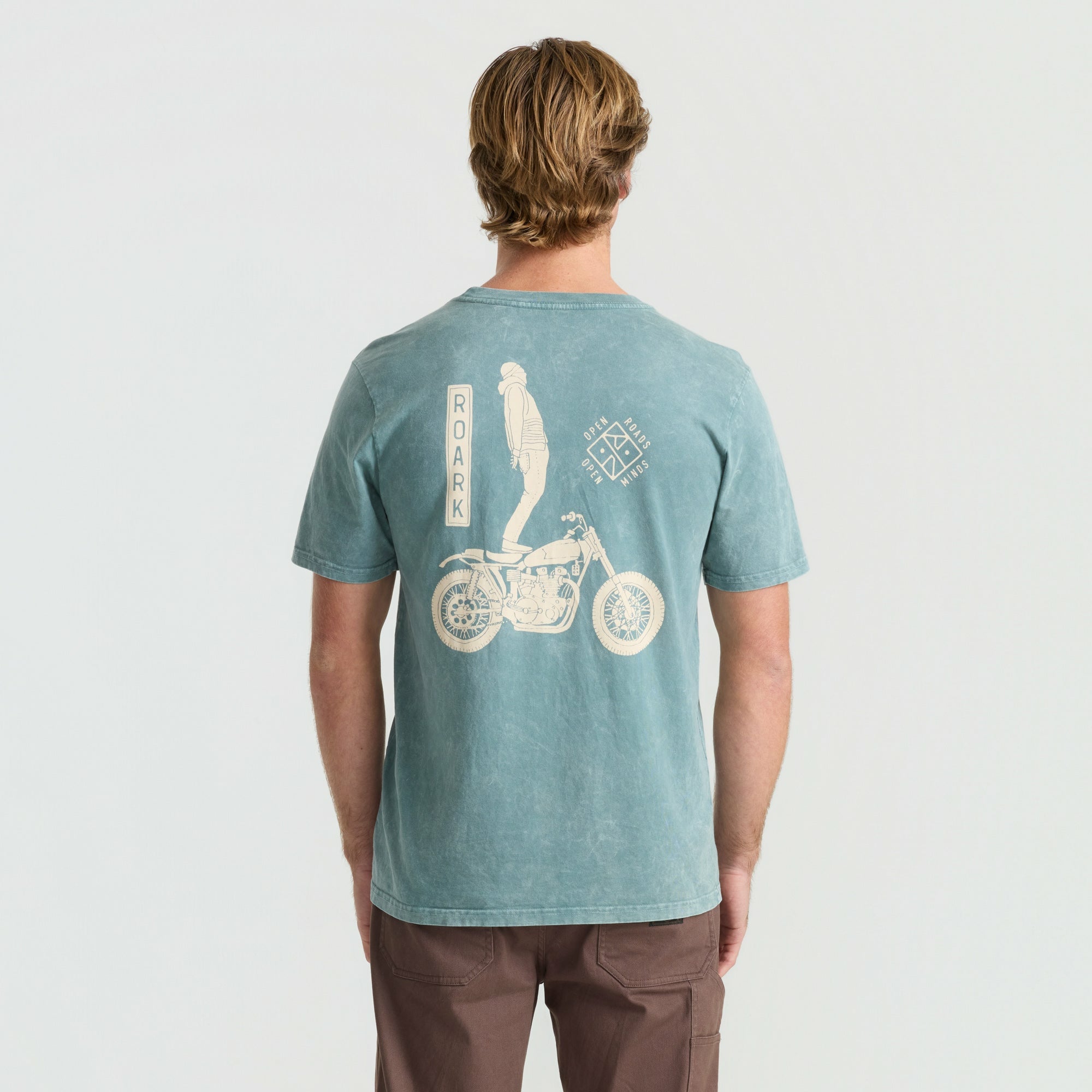 Ghostrider Premium Tee in Slate Green