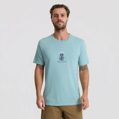 Beats Of Discovery Premium Tee in Hazy Blue