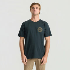 Division Premium Tee in Washed Black
