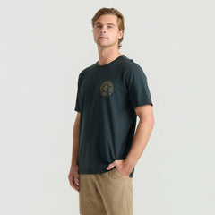 Division Premium Tee in Washed Black