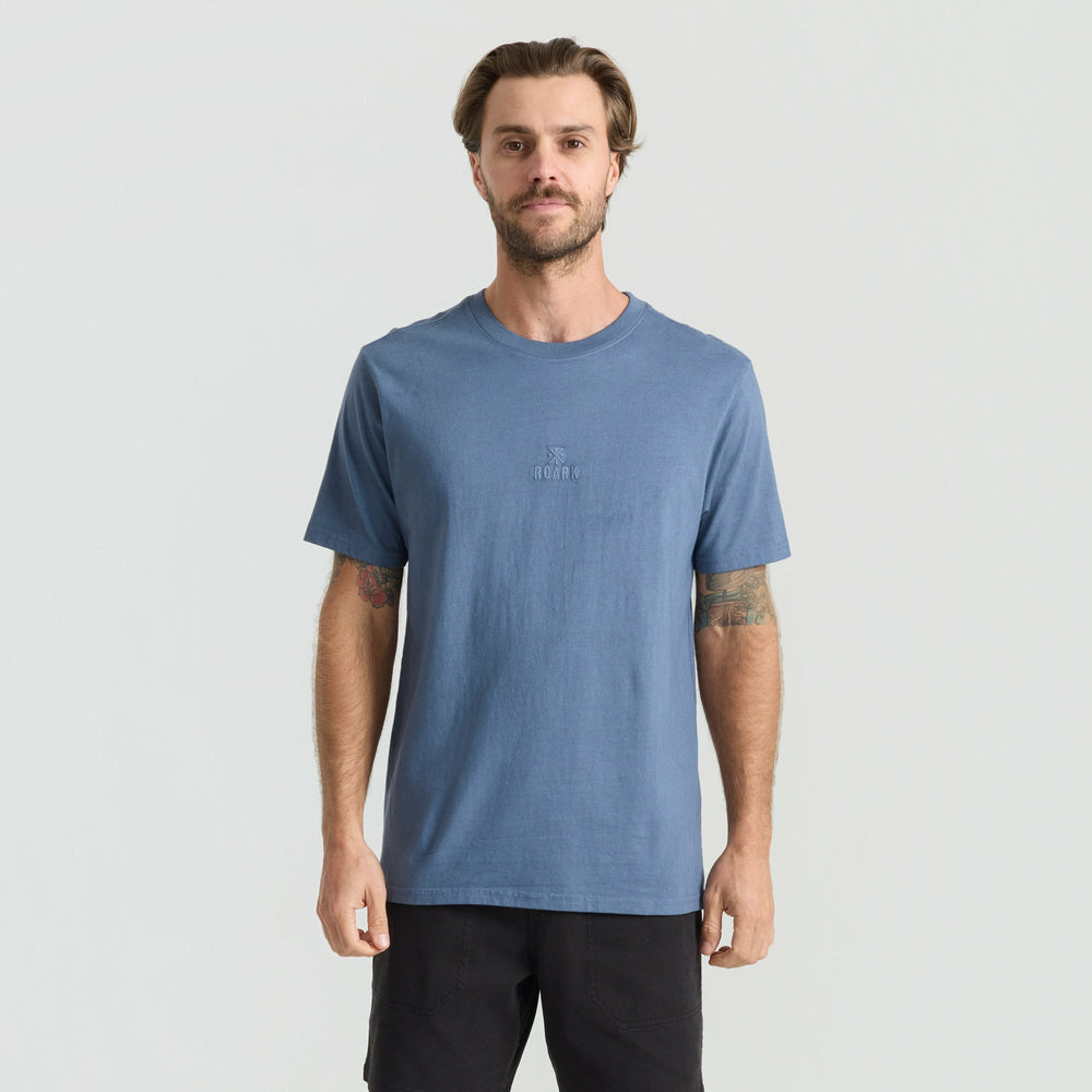 Safecamp Embroidery Premium Tee in Neptune