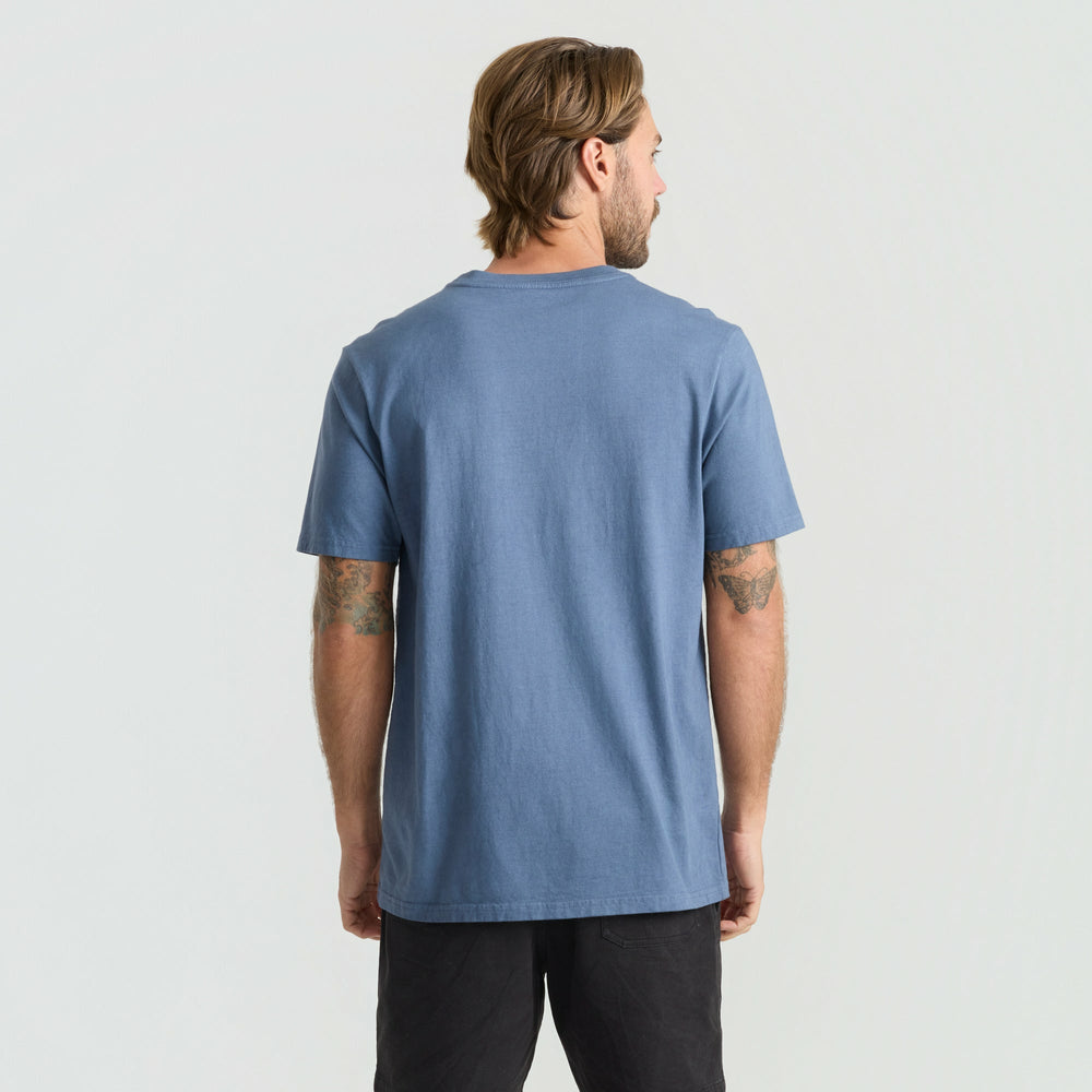Safecamp Embroidery Premium Tee in Neptune