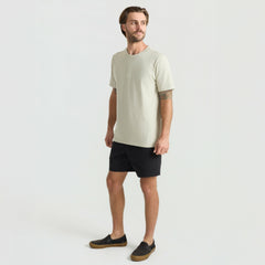 Safecamp Embroidery Premium Tee in Fossil