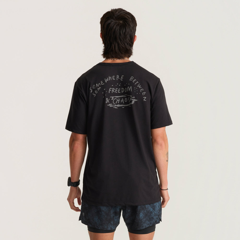 Mathis Active Short Sleeve Tee in Bod Black