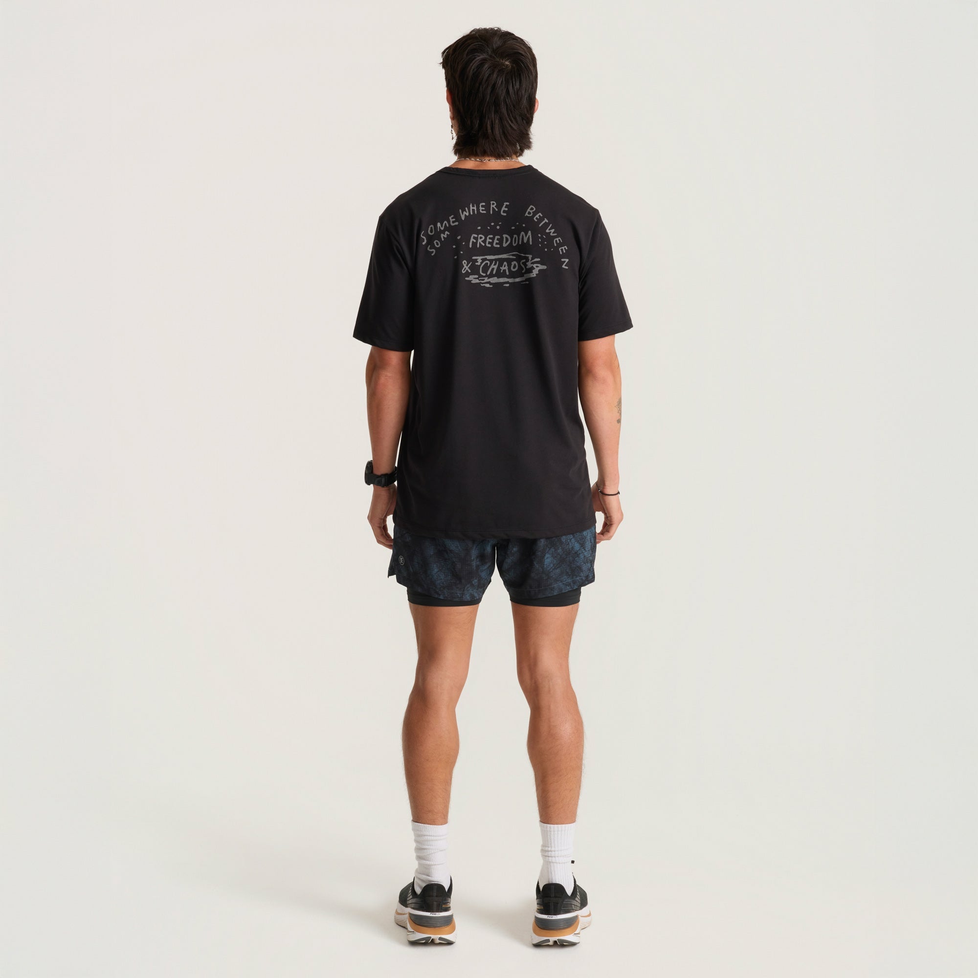 Mathis Active Short Sleeve Tee in Bod Black