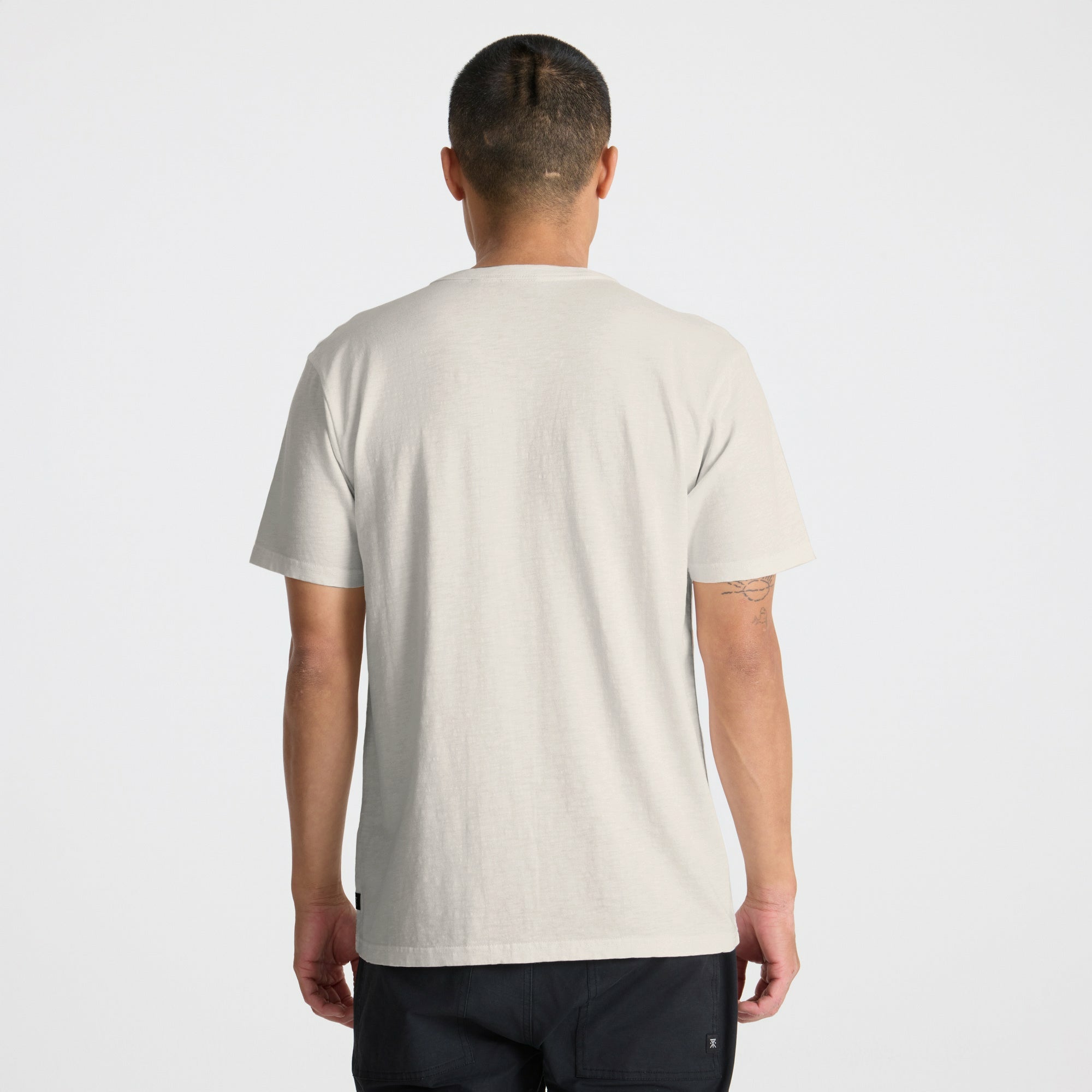 Well Worn Organic Short Sleeve Tee in Off White