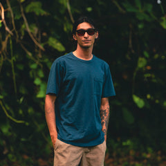 Well Worn Organic Short Sleeve Tee in Navy