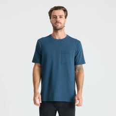 Well Worn Organic Short Sleeve Tee in Navy