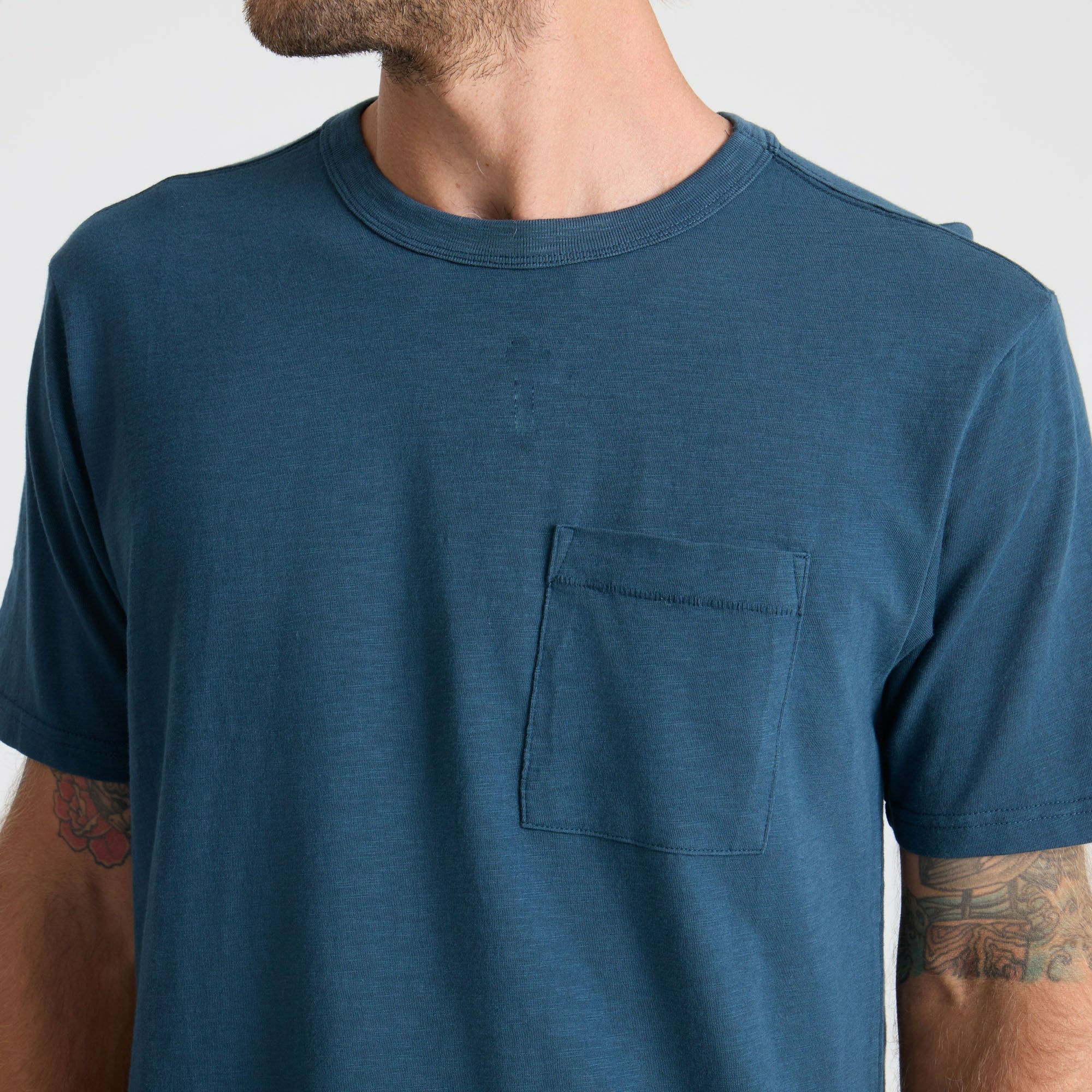 Well Worn Organic Short Sleeve Tee in Navy