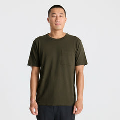 Well Worn Organic Short Sleeve Tee in Military