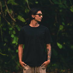 Well Worn Organic Short Sleeve Tee in Black