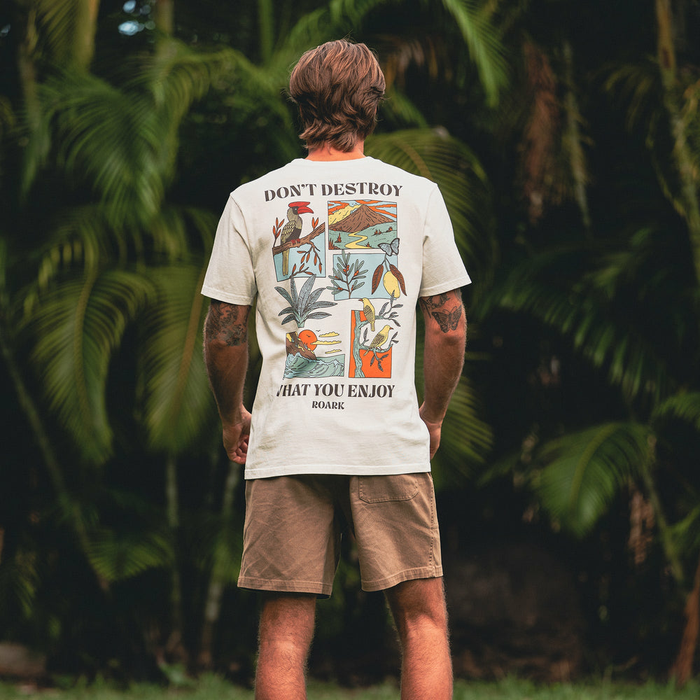 Enjoy Premium Tee in Off White