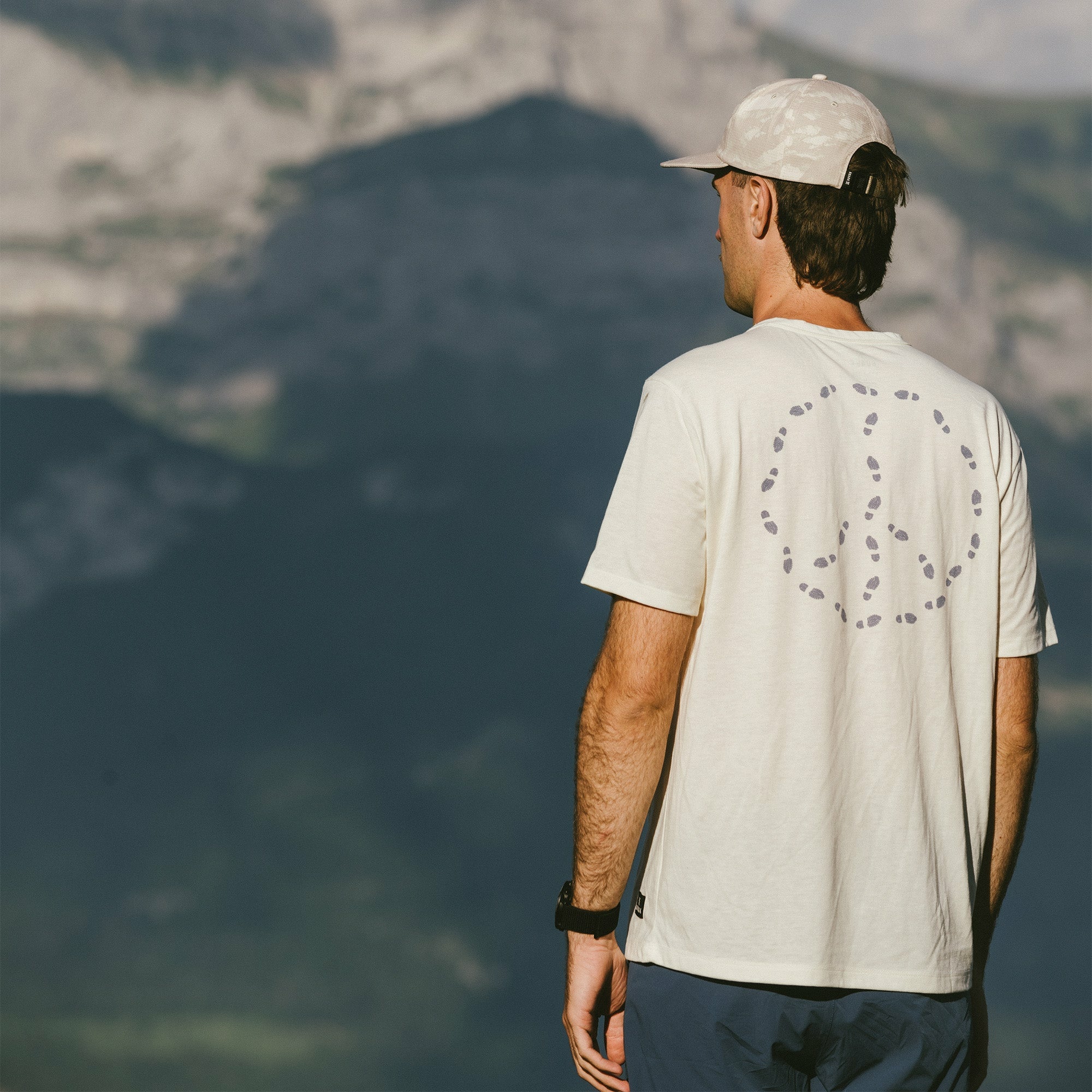 Mathis Active Short Sleeve Tee in Unbleached