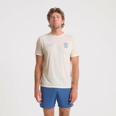 Mathis Active Short Sleeve Tee in Unbleached