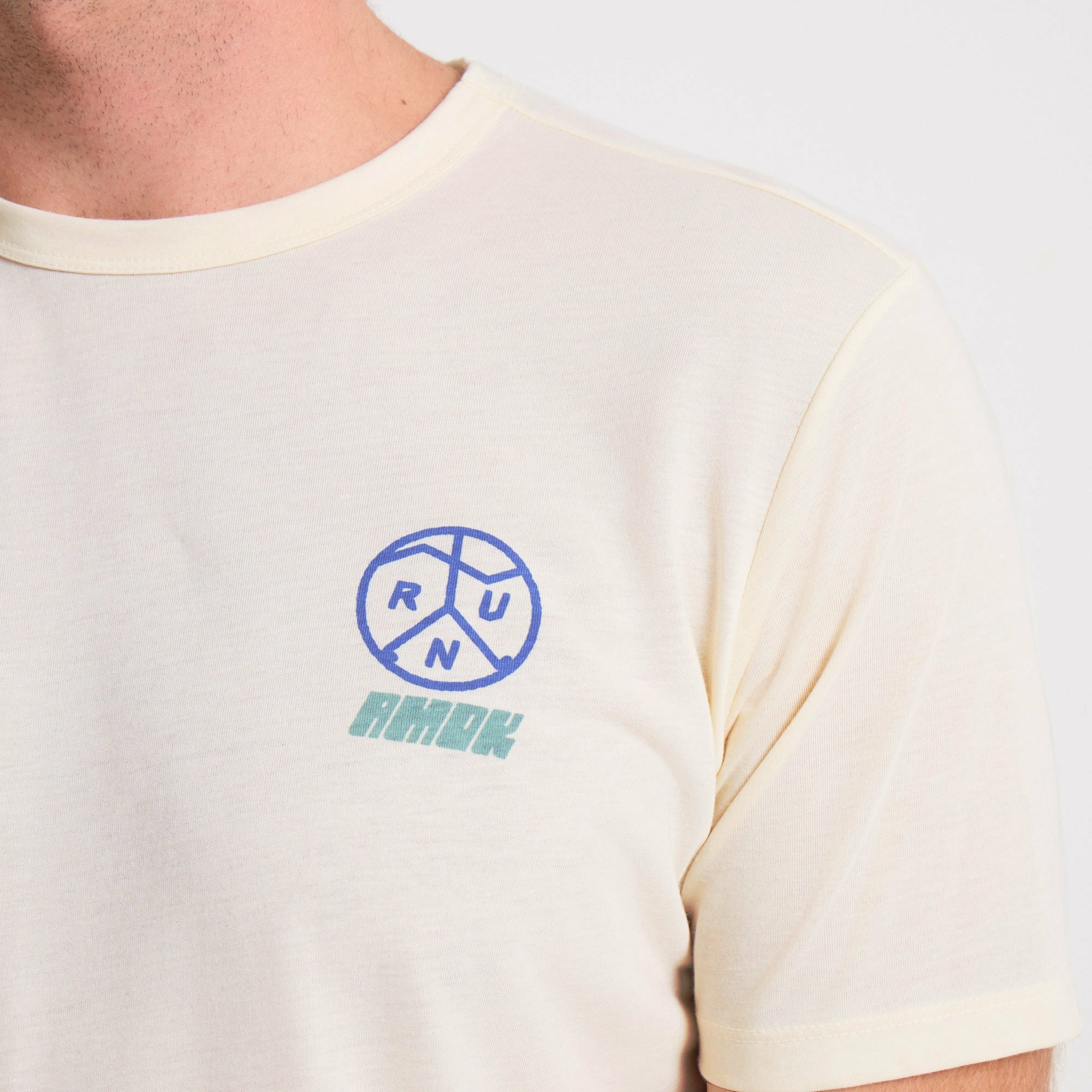 Mathis Active Short Sleeve Tee in Unbleached