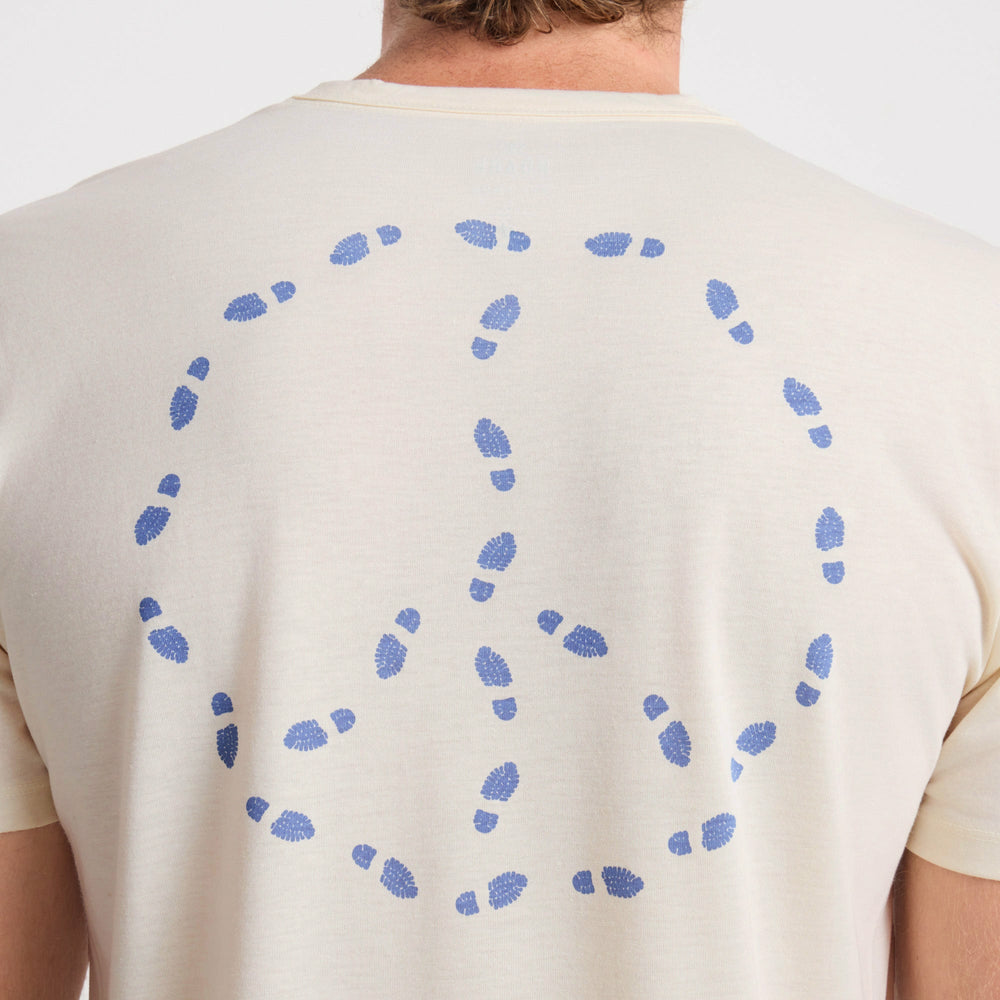 Mathis Active Short Sleeve Tee in Unbleached
