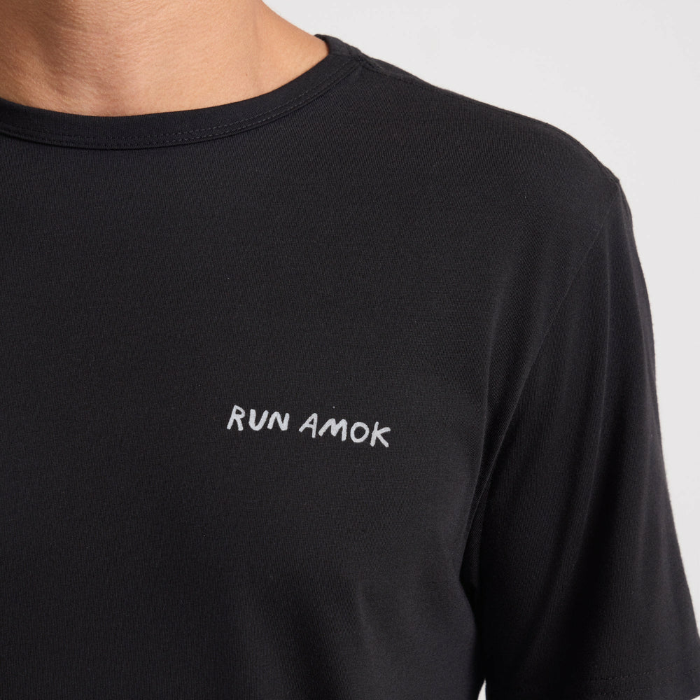 Mathis Active Short Sleeve Tee in Black