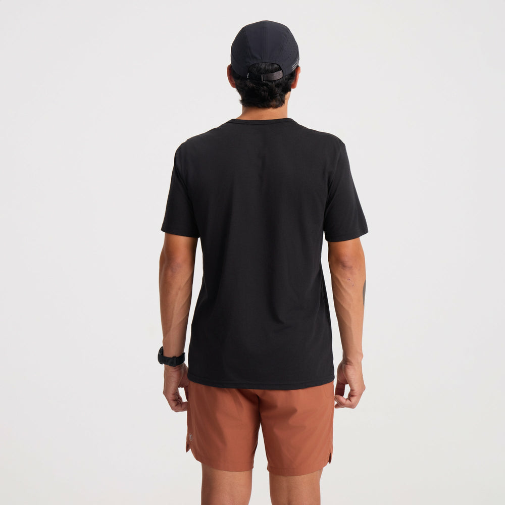 Mathis Active Short Sleeve Tee in Black